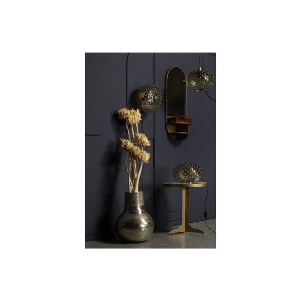 Bēša galda lampa no stikla (augstums 20 cm) Soap – BePureHome-image-2
