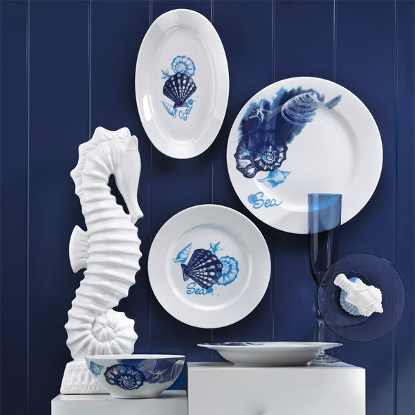 Kutahya Rusnora 24 gabalu porcelāna trauku komplekts