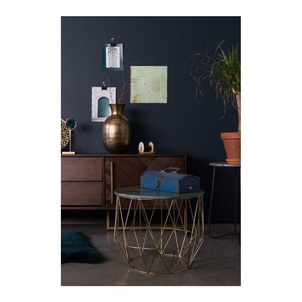 Marmora sānu galdiņš Dutchbone, ⌀ 51 cm-image-4