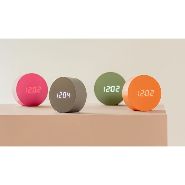 Digitāls modinātājpulkstenis ø 9 cm Spry Round – Karlsson-image-1