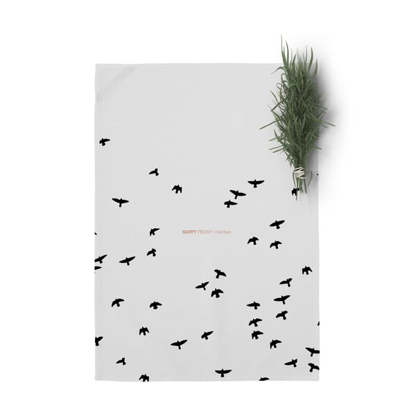 2 kokvilnas virtuves dvieļu komplekts Happy Friday Basic Delicate, 70 x 50 cm-image-2