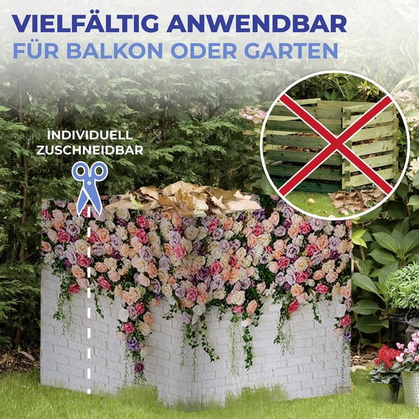 Balkona aizslietnis 500x85 cm Roses – Maximex-image-1