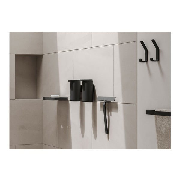 Melns vannasistabas plaukts Zone Rim, 22 x 11,4 cm-image-1