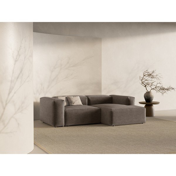 Brūns stūra dīvāns (ar labo stūri/ar zvilni) Bergamo – Cosmopolitan Design-image-1