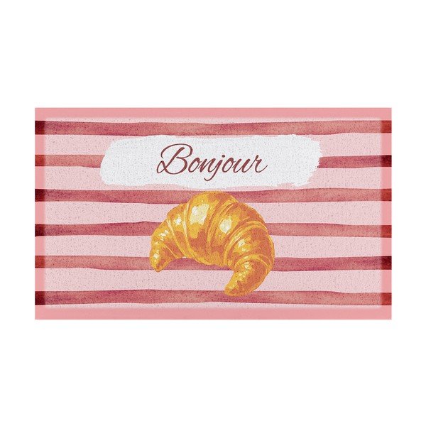 Kājslauķis no PVC 40x70 cm  Croissant Bonjour – Artsy Doormats