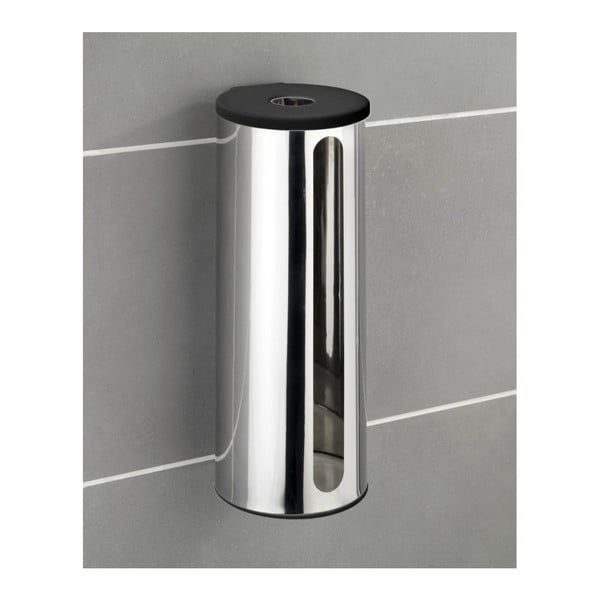 Pie sienas stiprināms pašturošs tualetes papīra dozators Wenko Turbo-Loc Detroit -image-2