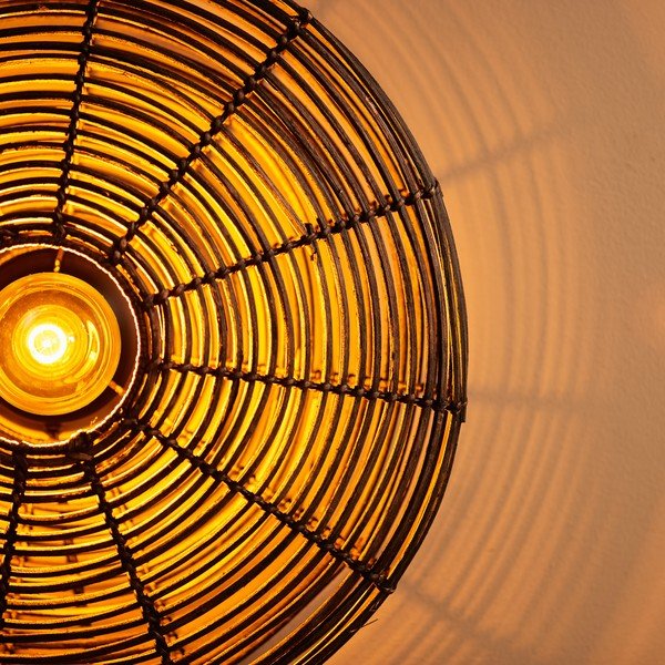 Melna sienas lampa Mataka – Light & Living-image-3