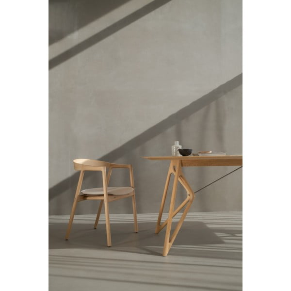 Ēdamgalds ar ozolkoka virsmu 240x90 cm Tink – Gazzda-image-3