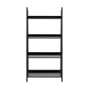 Melns grāmatplaukts Actona Wally, augstums 130 cm