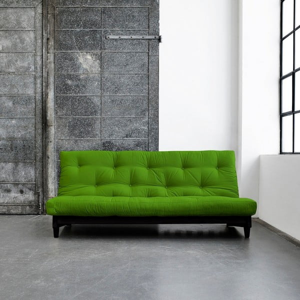 Dīvāns gulta Karup Fresh Wenge/Lime
