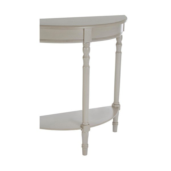 Pelēks priedes masīvkoka konsoles galds 30x80 cm Heritage – Premier Housewares-image-3
