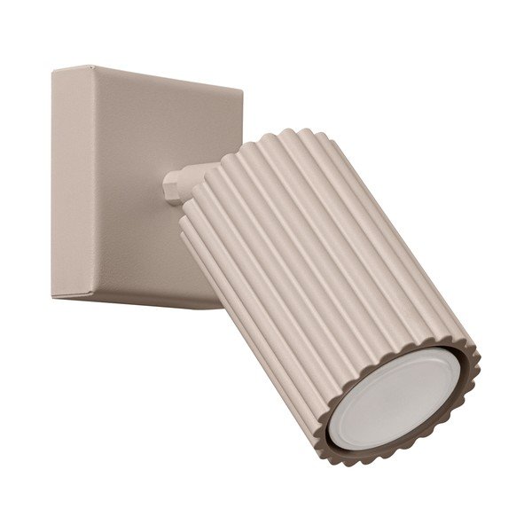 Pelēkbrūna metāla prožektora tipa lampa 8x16 cm Gleam – Sollux