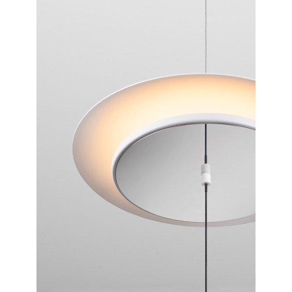 Matēti balta alumīnija LED stāvlampa ar regulējamu spilgtumu (augstums 370 cm) Olos – Nova Luce-image-3