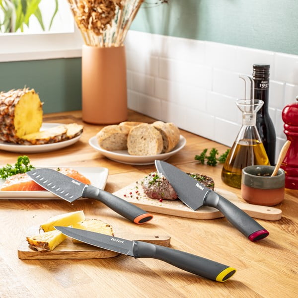 Nerūsējošā tērauda santoku nazis FreshKitchen – Tefal-image-1