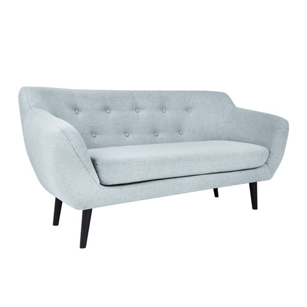Gaiši zils dīvāns Mazzini Sofas Piemont, 158 cm