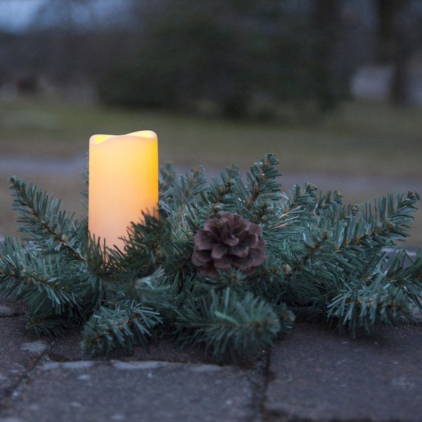 Balts/zaļš gaismas dekors ar Ziemassvētku motīvu Serene – Star Trading-image-1