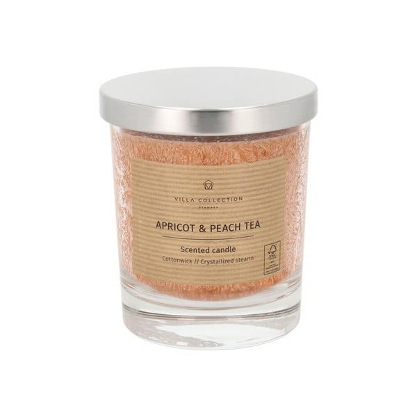 Aromātiskā svece degšanas laiks 40 h Kras: Apricot & Peach Tea – Villa Collection