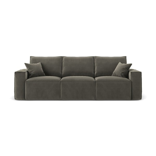 Tumši pelēks dīvāns Cosmopolitan Design Florida, 245 cm
