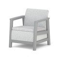 Gaiši pelēki plastmasas dārza atpūtas krēsli (2 gab.) Scandi Linea – Keter