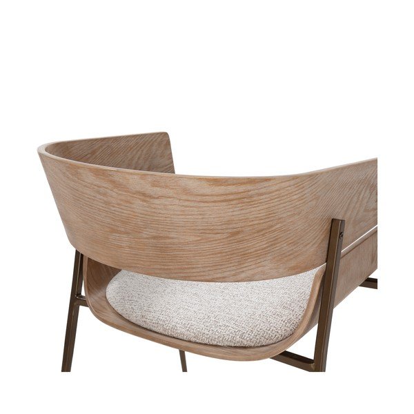 Dabīga toņa polsterēti ēdamistabas krēsli ar roku balstiem (2 gab.) Naia – MOME-image-3