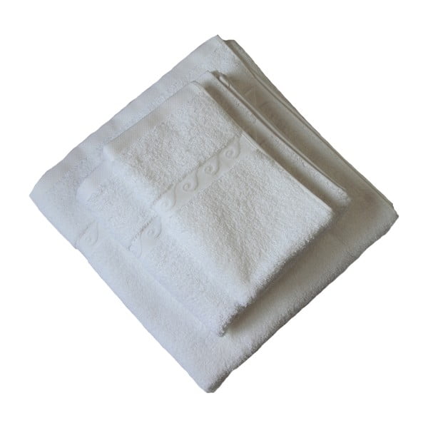 Dvielis Wave 50x30, balts-image-2