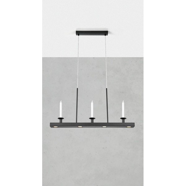 Melna metāla LED piekaramā lampa ar regulējamu spilgtumu Dining – Markslöjd-image-1