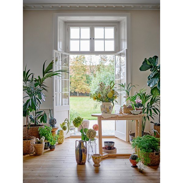 Krēmkrāsas terakotas vāze (augstums 22 cm) Avie – Bloomingville-image-1