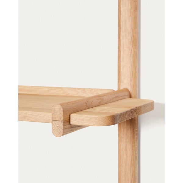 Dabīga toņa ozola masīvkoka modulārā plauktu sistēma 90x98 cm Sitra – Kave Home-image-3