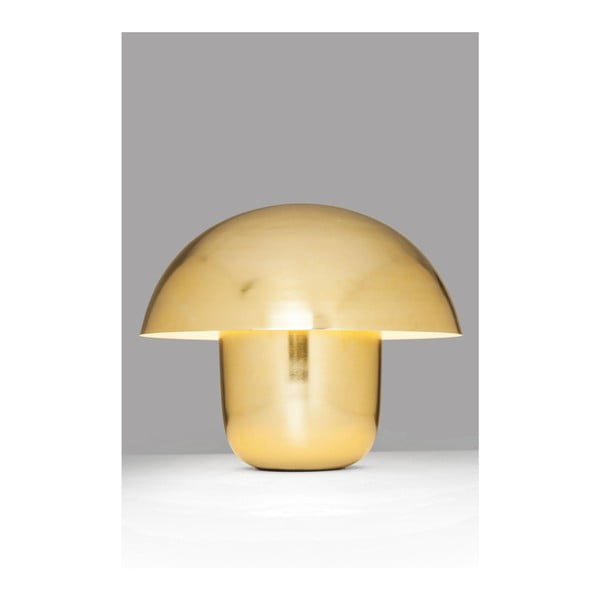 Kare Design Sēņu galda lampa zelta krāsā