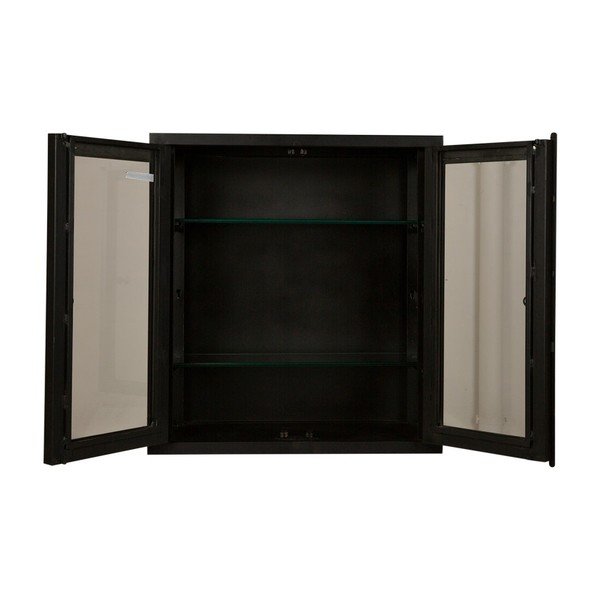 Melns metāla sienas skapis Canett Nino-image-1