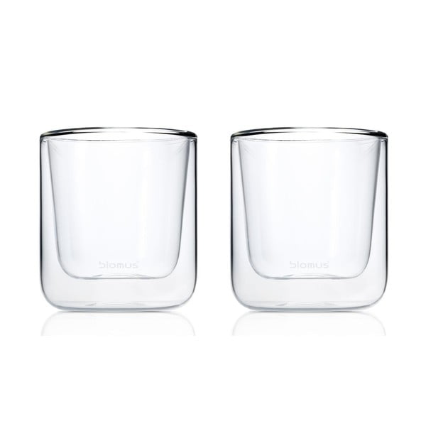 Dubultsienu glāzes (2 gab.) 200 ml Nero – Blomus