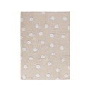 Bēšs mazgājams/ar rokām darināts kokvilnas bērnu paklājs 120x160 cm Polka Dots Beige – Lorena Canals
