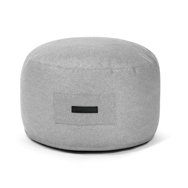 Gaiši pelēks pufs Om 60 – SLOWDOWN