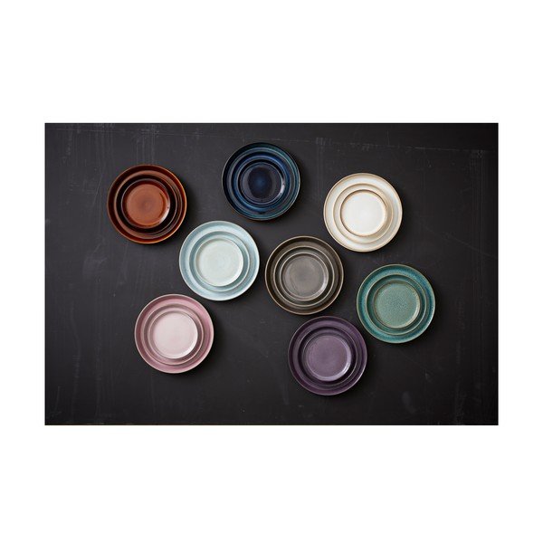 Melns/zils deserta akmensmasas šķīvis ø 21 cm Gastro Dark Blue/Black – Bitz-image-3