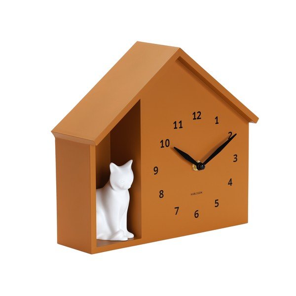 Sienas pulkstenis Sitting Cat – Karlsson-image-1