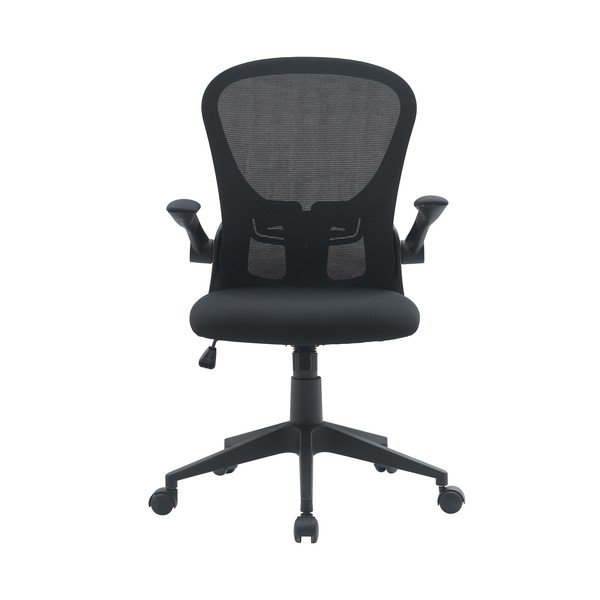 Melns polsterēts biroja krēsls Kempton – Yes Everyday-image-1
