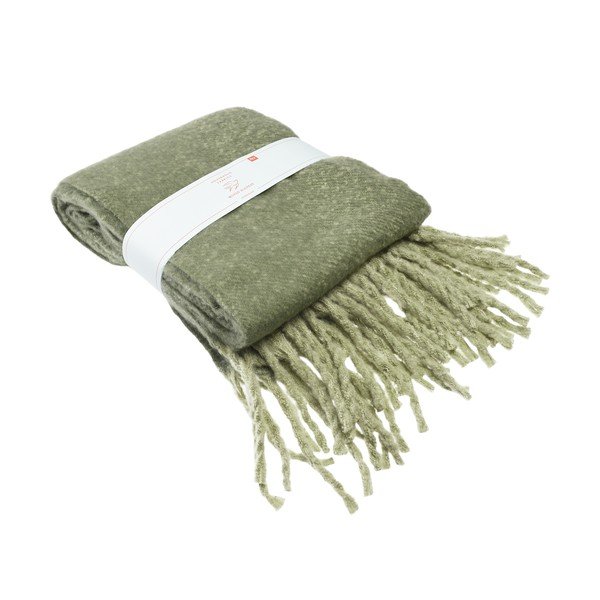 Zaļš pleds 127x185 cm – Rex London-image-3