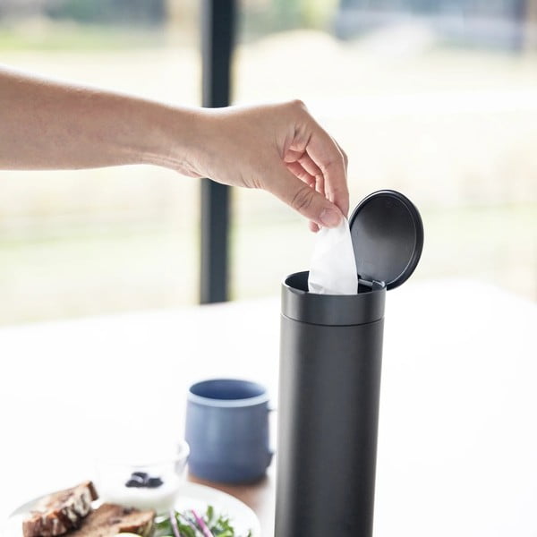 Metāla salvešu kaste Tower – YAMAZAKI-image-2