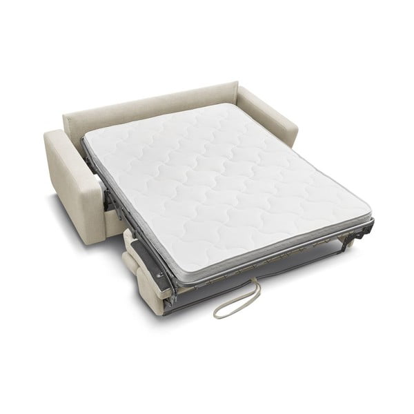 Krēmkrāsas salokāms dīvāns 195 cm Monaco – Bobochic Paris-image-4