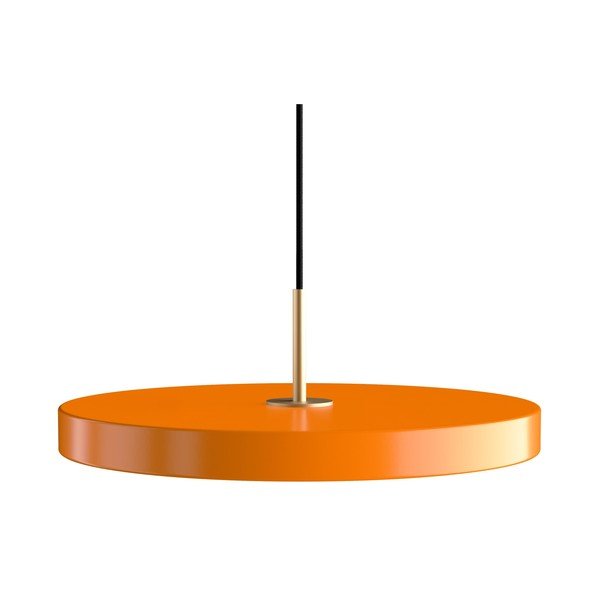 Oranža LED piekaramā lampa ar metāla abažūru ø 43 cm Asteria Medium – UMAGE