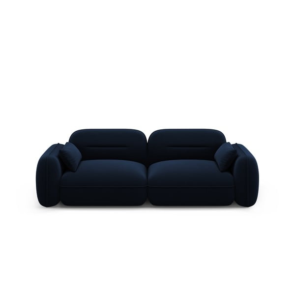 Tumši zils samta dīvāns 230 cm Audrey – Interieurs 86