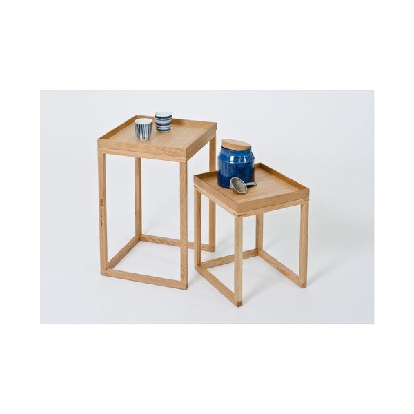 2 ozolkoka sānu galdiņu komplekts Wireworks-image-3