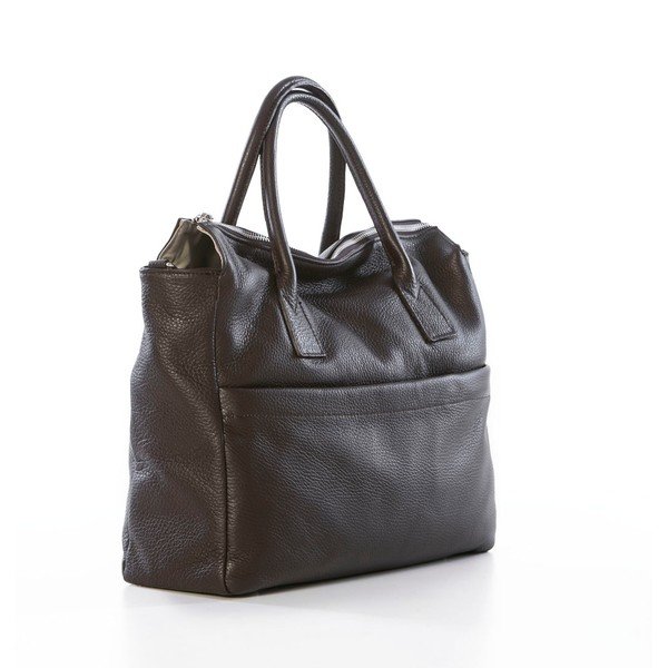 Ādas rokassoma Grana Dark Brown-image-3