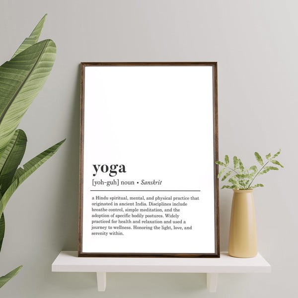 Glezna 50x70 cm Yoga – Wallity-image-2