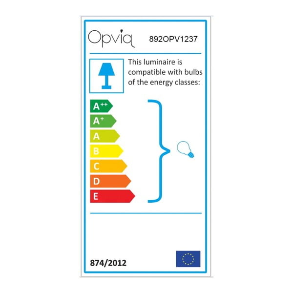 Balta/melna sienas lampa Hilal – Opviq lights-image-3