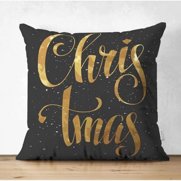 Spilvendrāna ar Ziemassvētku motīvu 43x43 cm Merry Christmas – Mila Home-image-1