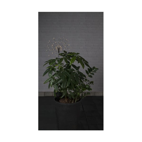 LED āra apgaismojums ar baltām diodēm un saules baterijām Star Trading Firework, augstums 100 cm-image-3