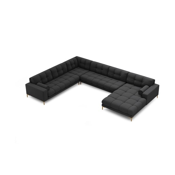 Tumši pelēks stūra dīvāns (ar kreiso stūri) Bali – Cosmopolitan Design-image-4