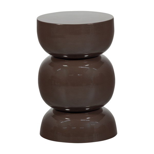 Metāla apaļš sānu galdiņš ø 30 cm Breno – WOOOD