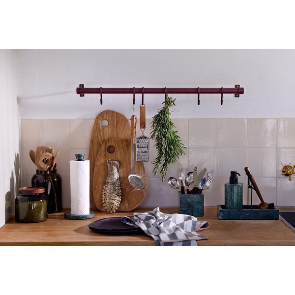 Bordo sienas pakaramais no nerūsējošā tērauda 70 cm Hang-It – Mette Ditmer Denmark-image-4